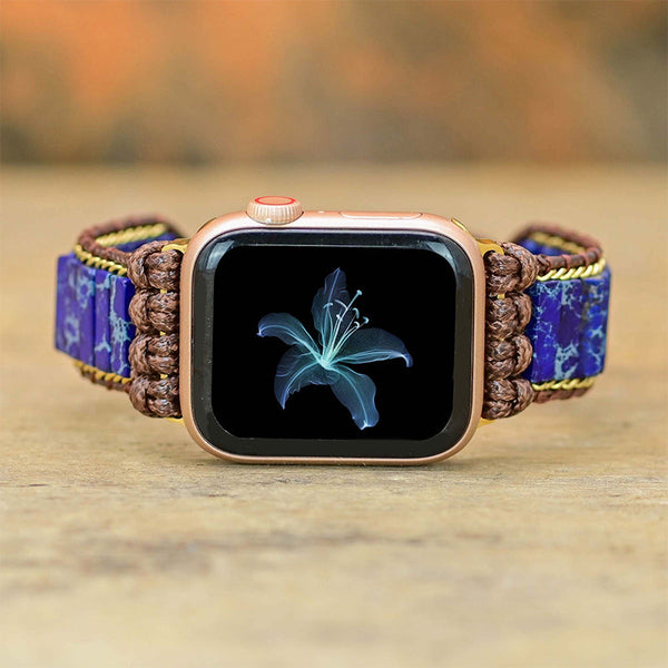 Correa Apple Watch de lapislázuli azul